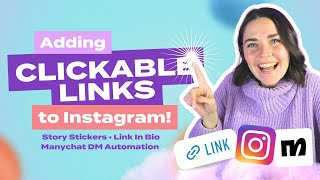 Instagram Tutorial Add Clickable Links on Instagram 2024 [upl. by Arabeila704]