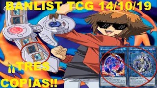 ¡¡NUEVA BANLIST TCG 14102019  YuGiOh [upl. by Nerwal824]