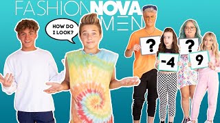 My Crush REACTS to My Fashion Nova Men Outfits FUNNY  ft Lauren Godwin amp Sebastian Bails [upl. by Edgell]