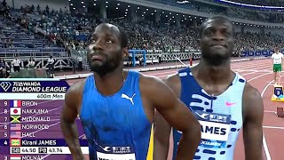 Rusheen McDonald 4482 Finished 3rd Behind Kirani James 4438 Xiamen Diamond League [upl. by Hilly429]