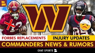 Commanders Trade Rumors 4 CB Targets To REPLACE Emmanuel Forbes  Latest Commanders Injury Updates [upl. by Groveman]