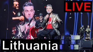 Robbie Williams  Kaunas Lithuania [upl. by Ainocal]