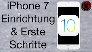 iPhone 7 einrichten unter iOS 10 DeutschGerman [upl. by Staffan]