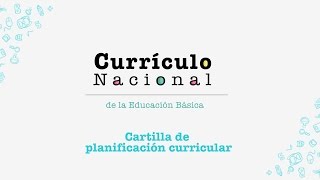 Currículo Nacional cartilla de planificación curricular [upl. by Hametaf131]