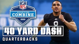 Quarterbacks Run the 40Yard Dash at the 2020 NFL Scouting Combine [upl. by Peadar]