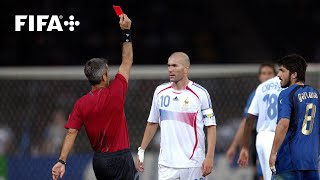 Zinedine Zidane’s final moments as a footballer  Red card v Italy at FIFA World Cup Germany 2006™ [upl. by Franciska]