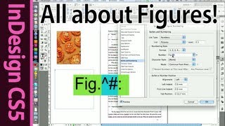 InDesign CS5 Tutorial Placing Pictures  Import Numbering amp Captions Part 5a [upl. by Socha752]