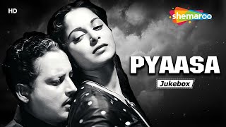 All Songs of Pyaasa 1957  HD Video Jukebox  Guru Dutt Waheeda Rehman  Geeta Dutt Hemant Kumar [upl. by Aun983]