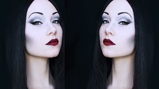 Morticia Addams Makeup Tutorial [upl. by Hildie54]