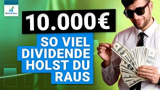 10000€ Depot  Maximale Dividende bei minimalen Risiko [upl. by Fonz]