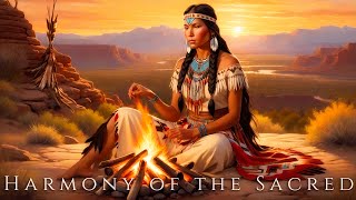 Harmony of the Sacred  Native American Flute amp Guitar Meditation  Healing Vibes Earthly Connection [upl. by Grange]