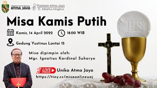 Misa Kamis Putih 14 April 2022 [upl. by Aiela]