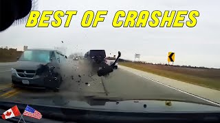 INSANE CAR CRASHES COMPILATION  BEST OF USA amp Canada Accidents  part 12 [upl. by Blackmore241]