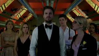 Arrow 6x08 Opening scene Earth X Prometheus identity revealed [upl. by Letsyrk249]