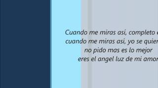 Cuando me miras así Cristian Castro Letra [upl. by Willi]