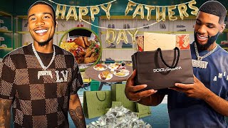 Fathers Day Vlog Surprising Armon amp Trey with 10K Gifts amp Brunch  Emotional  😭 [upl. by Kermie612]