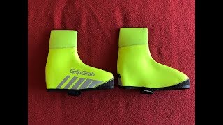 GripGrab Hi Vis RaceThermo Overshoes Review [upl. by Molton]