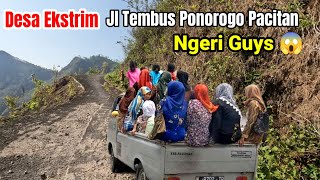 Viral Jalan Tembus Ekstrim di Desa Terpencil Ponorogo Barat [upl. by Llenroc]