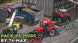 PREVIEW Farming Simulator 17  Mod Pack N°2 by 76Max [upl. by Llerref]