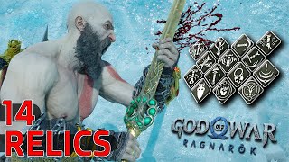 All 14 Relics HiltsTalismans in God of War Ragnarok [upl. by Attebasile744]