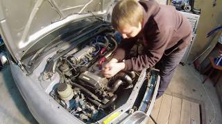 Toyota Starlet Glanza V installation of a turbokit [upl. by Mokas303]