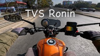 TVS NEW BIKE  RONIN 225  Finally now in NEPAL [upl. by Nhguavoj926]