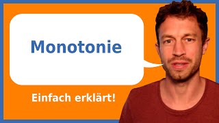 Monotonie  Funktion auf Monotonie untersuchen einfach erklärt  Herr Locher [upl. by Haek]