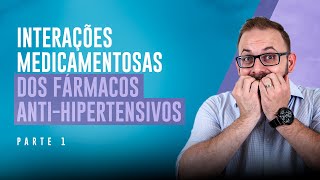 Aula de Farmacologia  Interações medicamentosas com Antihipertensivos  Parte 1 [upl. by Nonez446]