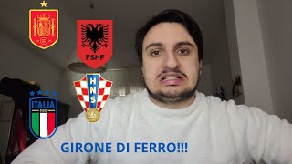 MA PORC COMMENTO GIRONI EURO 2024 italia spagna euro2024 europei albania croazia youtube [upl. by Olegnad]