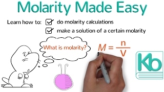 Molarity Made Easy How to Calculate Molarity and Make Solutions [upl. by Audwin]