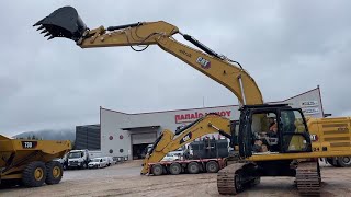 Brand New Caterpillar 330GC Excavator Demo At Papaioannou Group Facilities [upl. by Asilrac636]