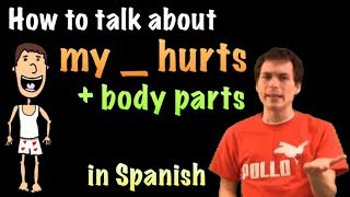 01045 Spanish Lesson  El Cuerpo parte 2 [upl. by Graig667]