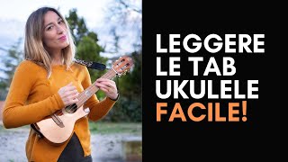 Come leggere le Tablature per Ukulele I Tutorial [upl. by Noemis]