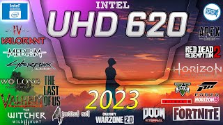 Intel UHD 620  i7 8550u in 15 games  20232024 [upl. by Olpe225]