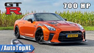 700HP NISSAN GTR R35  REVIEW on AUTOBAHN NO SPEED LIMIT by AutoTopNL [upl. by Moynahan]