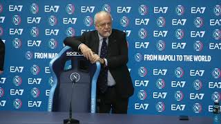 VIDEO SSCN  De Laurentiis dopo il mercato invernale del Napoli “Zielinski Lindstrom e le scelte” [upl. by Cloris]