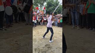 Talwar baji ⚔️ youtubevideo youtubeshorts shortvideo valmikicommunity valmikiakhada bhawaniman [upl. by Rae]