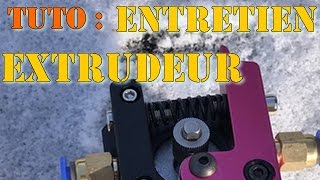 Tuto utilisation et entretien de son extrudeur dimprimante 3D [upl. by Vocaay476]