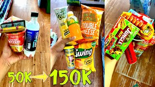 Mukbang  Combo 50k đến 150k mua được gì tại cửa hàng tiện lợi Vietnamese convenience store food [upl. by Eibrab]