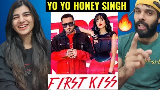 First Kiss Yo Yo Honey Singh Ft Ipsitaa 🔥❤ Deepak Ahlawat  First Kiss Reaction video [upl. by Nylknarf]