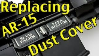 Replacing AR15 ejection port dust cover  EASY [upl. by Archibold]