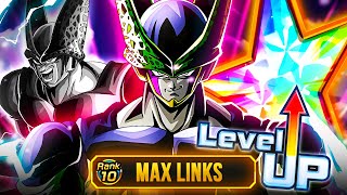 Dokkan Battle 100 RAINBOW MAX LINKS EZA INT LR CELL POWER TO THE MAX [upl. by Crispin]