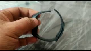 How to fix crackedbroken MI band 34567 strap  MI band 4 rubber crack repair [upl. by Adnoved]