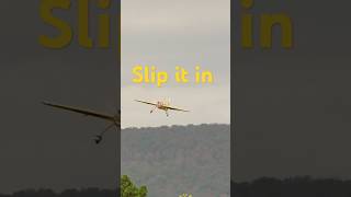 Slip landing YAK 54 3D rcpilot youtubeshorts rcfly rchobby smokeymountainrc rcflying [upl. by Odnumyer298]