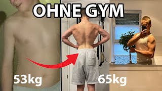 Wie du Muskeln OHNE Gym aufbaust [upl. by Terri91]