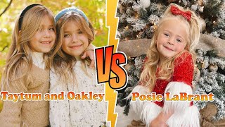 Taytum and Oakley Fisher VS Posie Rayne The LaBrantFamTransformation 👑 New Stars From Baby To 2023 [upl. by Retsam]