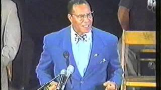 The Hon Min Louis Farrakhan  Jonah A Sign Of Black America [upl. by Assirrac]