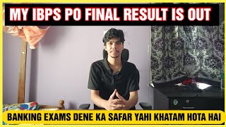 My IBPS PO 2023 FINAL RESULT  IBPS PO FINAL RESULT OUT  ibpspo ibpspo2023 ibpspointerview [upl. by Minoru]