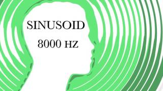 Tinnitus help Sinusoidal wave 8 000 HZ [upl. by Annaear859]