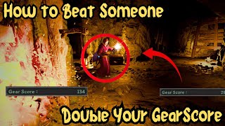 How to Beat Someone who is Double Your Gear Score  Dark and Darker [upl. by Notirb]